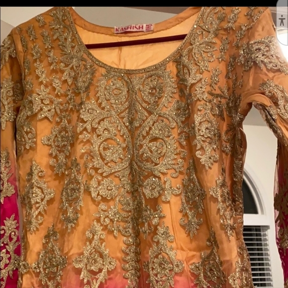 NWOT Designer KASHISH Wedding Shalwar Kameez - Picture 4 of 6